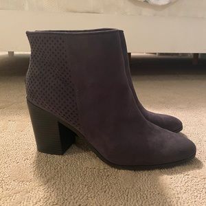Size 12 Grey Suede Booties